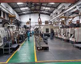 6 CNC HIGH SPEED MACHINING CENTERS, FOR RECEIVING PARTS FOLLOWING TEMPERING